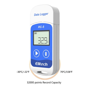 Elitech-Registrador de datos de temperatura USB de alta precisión para el transporte de cadena de frío, múltiples USB hechos de plástico, personalización OEM - Product Image 3