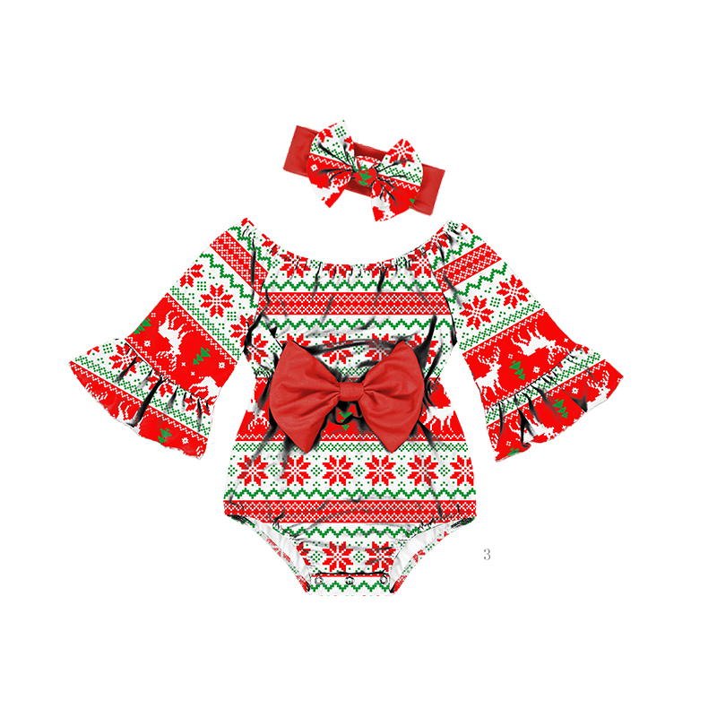 Red White Fair Isle Snowflake Print