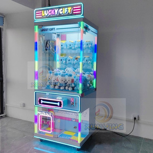 新型投币礼品有奖起重机玩具捕手plushie抓爪定制玩具起重机出售