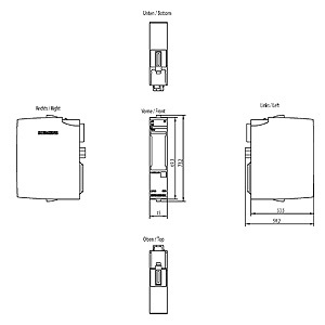 Módulo de entrada analógica PLC 6ES7135-6GB00-0BA1 ET 200SP, AQ 2xI - Product Image 3
