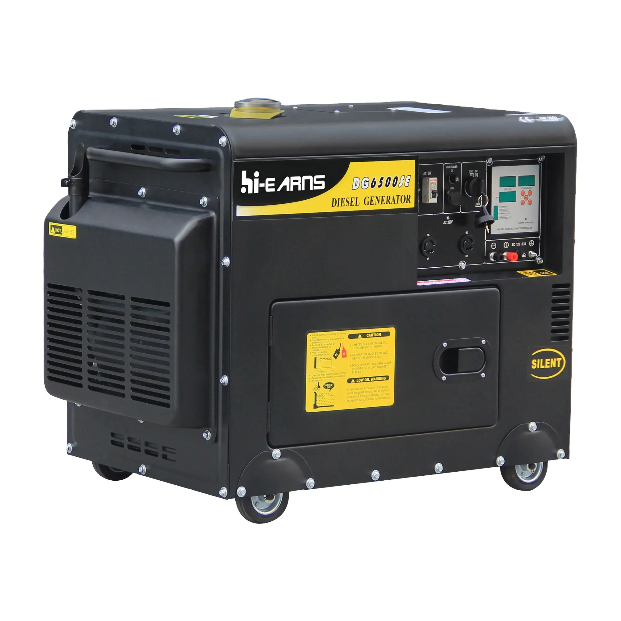 5KW silenzioso uso domestico generatore diesel set DG6500SE