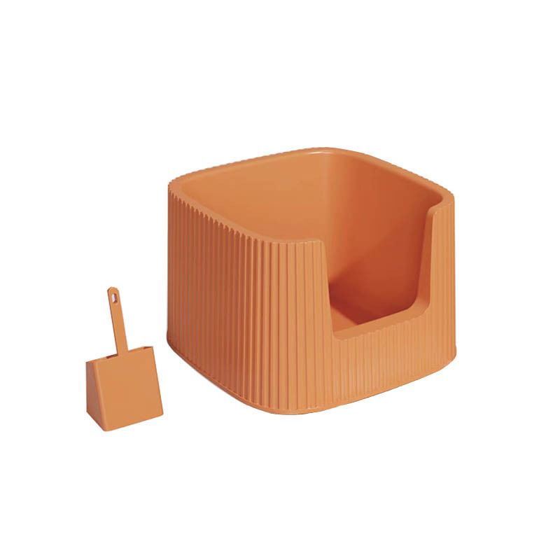Vibrant Orange Cat Litter Scoop
