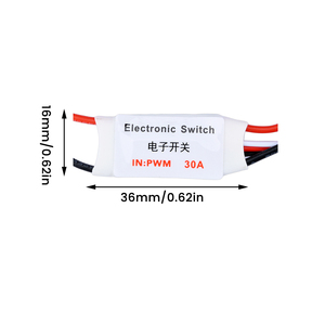 20A interruttore elettronico a telecomando ad alta corrente 3-30V modello aereo protezione impianti RC Drone pompa acqua controllo segnale PWM - Product Image 4