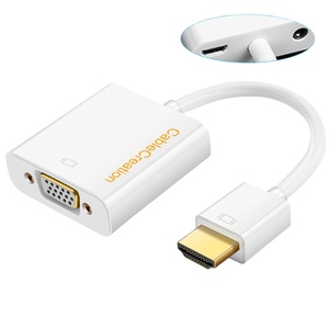 Personalice 1080P HDMI a VGA con cable de conversión de audio convertidor HDMI a VGA - Product Image 1