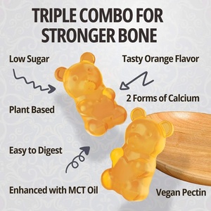 Vegan Vitamin D3 + K2 Gummy SupplementsVitamin <span class=keywords><strong>D</strong></span> dengan Mk7 K mendukung kalsium untuk tulang yang lebih kuat & Kesehatan imun - Product Image 3