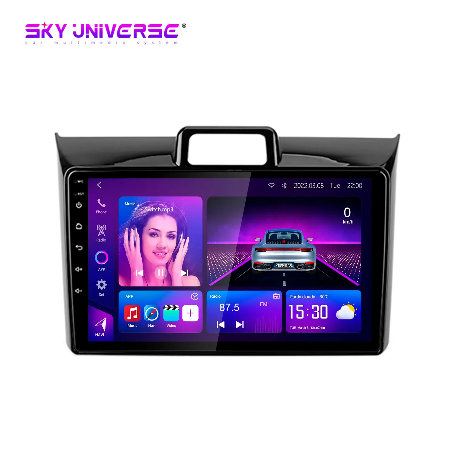 Auto Android für Toyota Corolla Axio 2 Fielder 3 E160 2012-2021 Autoradio Stereo Head Unit Multimedia Player GPS Navigation BT