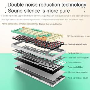 68-Key RGB Backlight Two-in-One Mechanical <strong>Keyboard</strong> Convenient Portable for Gaming Office Use Colorful Light <strong>Numeric</strong> Desktop