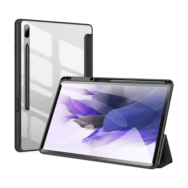 Temizle PC geri TPU tampon Tablet Samsung kılıfı Galaxy Tab S8