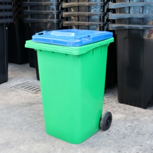 工业垃圾箱塑料垃圾桶移动垃圾容器双轮240升垃圾箱 - Product Image 3