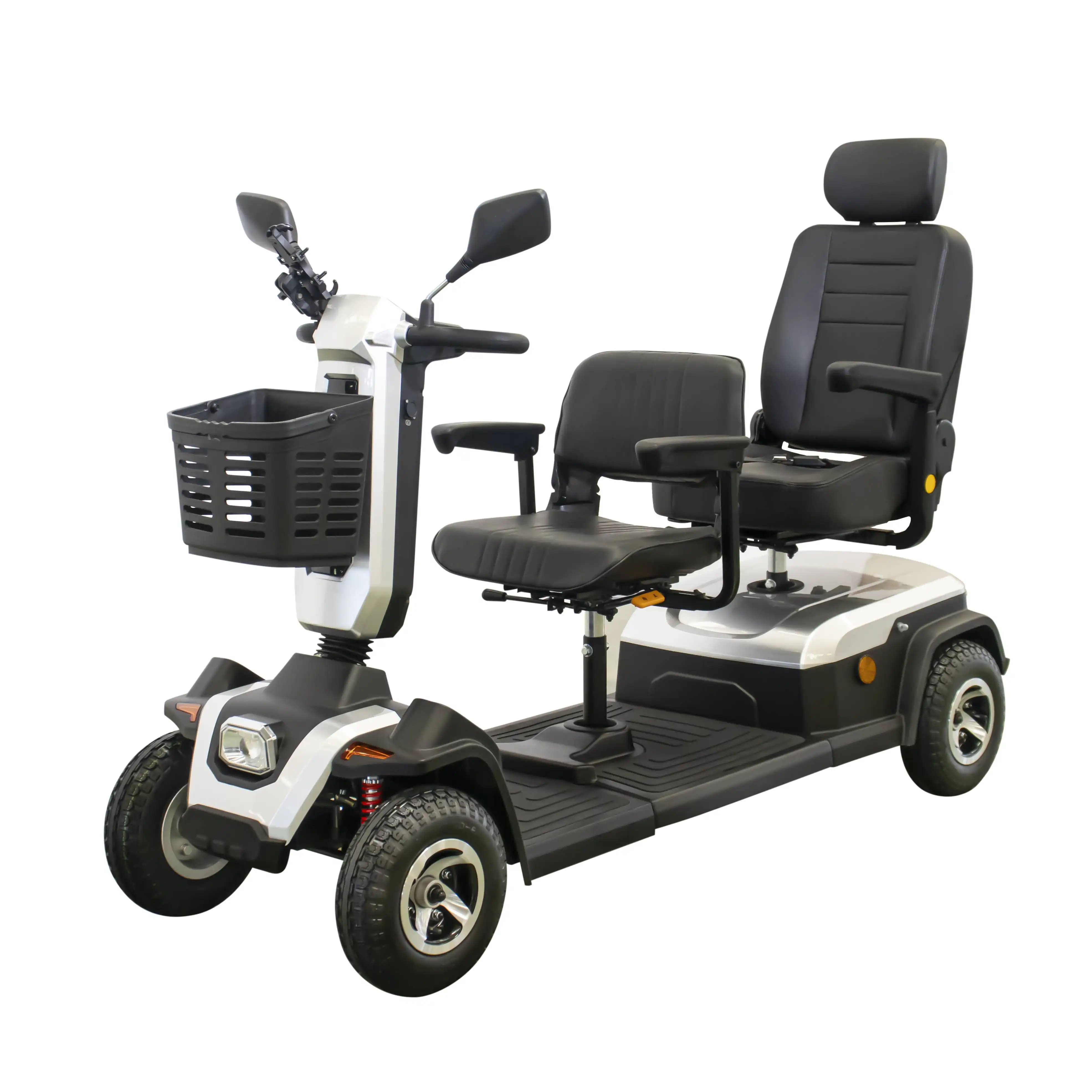 Electric Cars 4 Wheel Double two seat Electric Mobility Golf Scooters for Disabled Handicapped Elderly men