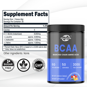 Private Label OEM BCAA polvere di aminoacidi Pre allenamento in polvere per il recupero muscolare crescita magra e la resistenza integratori - Product Image 2