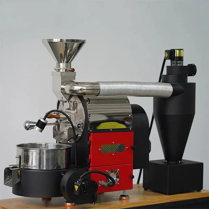 Yoshan Professional Probat Smart Small Gas Electric 20Kg 15Kg 2Kg 1Kg Tostador de café para uso comercial en el hogar