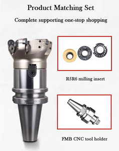 XCJ <span class=keywords><strong>EMR</strong></span> 5R 50 22 4T /63 22 4T yüz freze kesicisi tutucu CNC torna makinesi aracı RPMW yuvarlak karbür uçlar