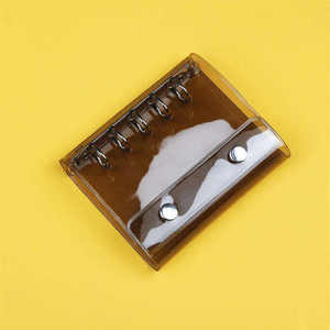 Piccole dimensioni tascabili diario in bianco con anello legante trasparente copertina impermeabile quaderni diario personalizzabile all'ingrosso - Product Image 6