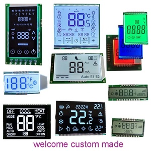 Monochromer Bildschirm Benutzer definierter großer kleiner Mini-Thermostat Lcd Tn 7 Segment der Temperatur - Product Image 2