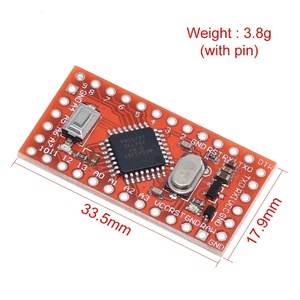 1PCS Pro mini Atmega328P Pro Mini 328 Mini ATMEGA328 3.3V 8MHz 5V 16Mhz Compatible Nano CP2102 FT232RL - Product Image 4