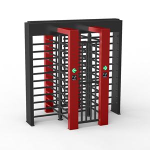 Stainless Steel /Double Passage Door Turnstile Full Height Mechanism <strong>Access</strong> <strong>Control</strong> System Turnstile Gate - Product Image 1