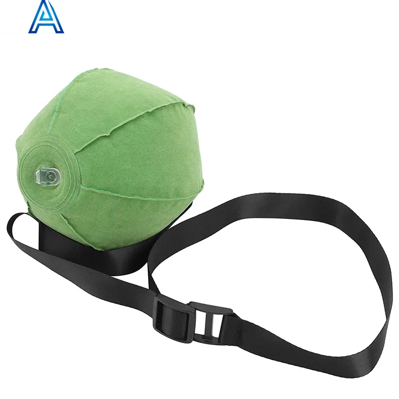 OEM personalizar duradero flocado PVC soplado de aire inflable pelota de corrección de postura de entrenamiento de golf para pelota de corrección de práctica de golf