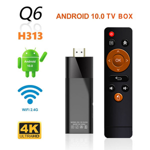 Q6 <strong>Android</strong> 10 TV Box 2.4G Dual WiFi Network Set-Top Box with H313 4K Resolution Quad Core Processor