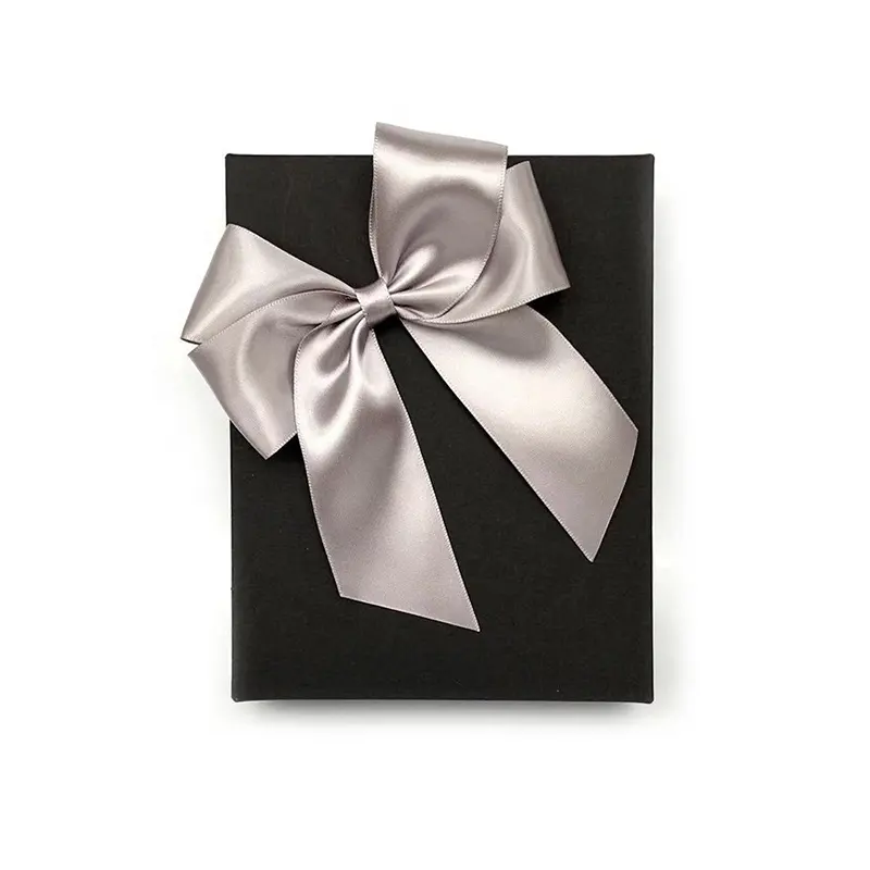REE-Lazo de muestra prehecho, cinta decorativa con elástico para envolver regalos, decoración de vacaciones