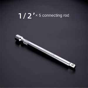 PEIFENG <span class=keywords><strong>Set</strong></span> di 32 Pezzi Chiavi a Bussola Metriche da 1/4 o 1/2 Pollici con Cricchetto Reversibile a Sgancio Rapido e Barre di Prolunga - Product Image 5