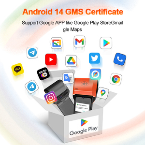 Android 14 màn hình cảm ứng cầm tay POS thiết bị đầu cuối di động 6.5 inch 4 gam màu xanh răng <span class=keywords><strong>Wifi</strong></span> điểm của hệ thống bán hàng với máy in nhãn - Product Image 4
