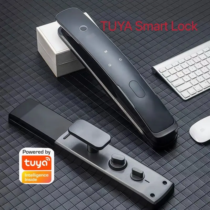 Tuya — déverrouillage intelligent par application mobile, déverrouillage à distance par lecteur d'empreinte digitale, mot de passe, application mobile