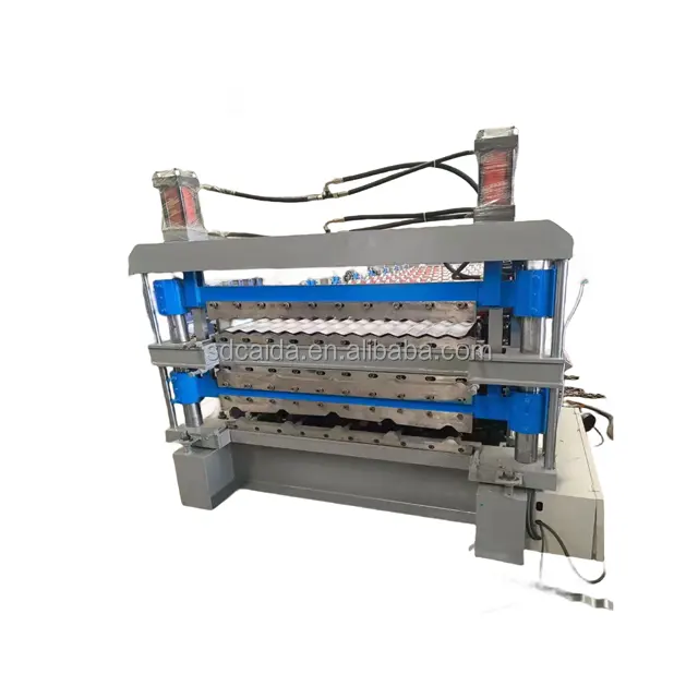 Hot-selling 840900 double-layer rolling forming machine house panel making machine