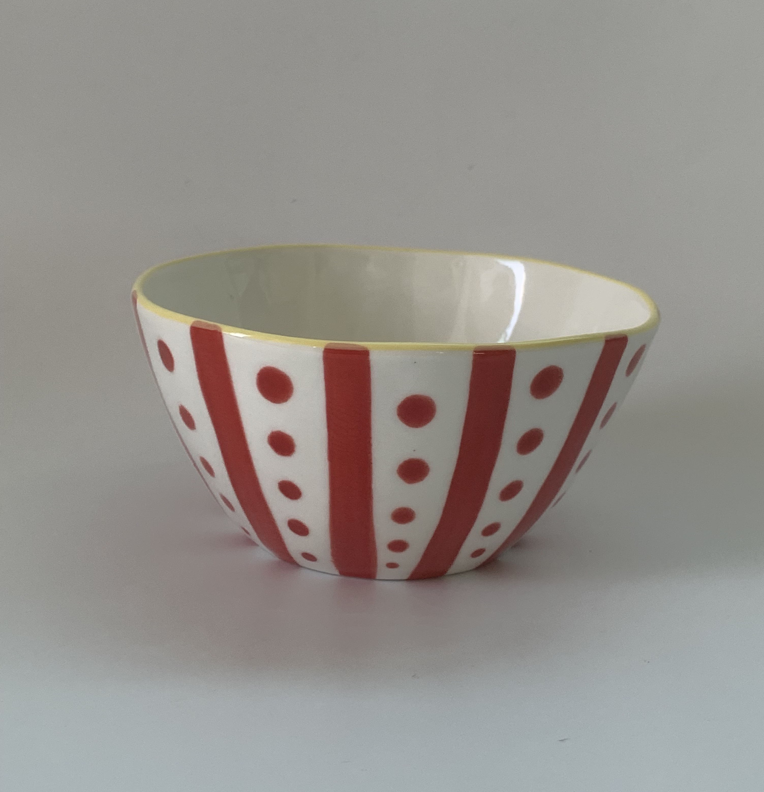 4.5-inch Bowl Red Dots
