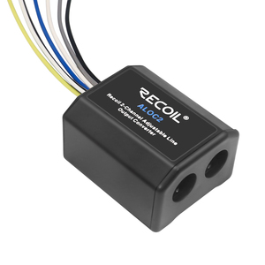 Edge ALOC2-Cable de altavoz de 2 canales a RCA, convertidor de salida de línea ajustable con encendido remoto - Product Image 1