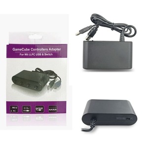 4 en 1 4-Adaptador convertidor Puerto interruptor de Nintendo para Wii U/pc/gamecube controlador Gamepad Venta caliente Adaptador convertidor - Product Image 4