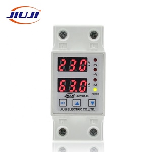 63A 230V Din Rail Adjustable Over <strong>Voltage</strong> and Under <strong>Voltage</strong> Protective Device Protector Relay with Over Current protection - Product Image 2