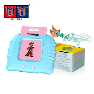 Yeni tasarım erken eğitim cihazı kart makinesi arapça İspanyolca iki dilli çocuklar bilişsel öğrenme kelimeler konuşurken flaş kartları oyuncaklar - Product Image 5