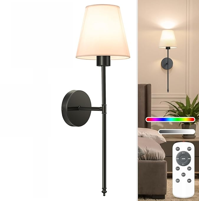 Black wall sconces
