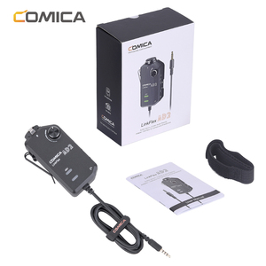 Adaptador/Interfaz de preamplificador de audio Comica LinkFlex AD2 XLR/6,35mm para cámara y teléfono inteligente compatible con alimentación fantasma de 48V - Product Image 6