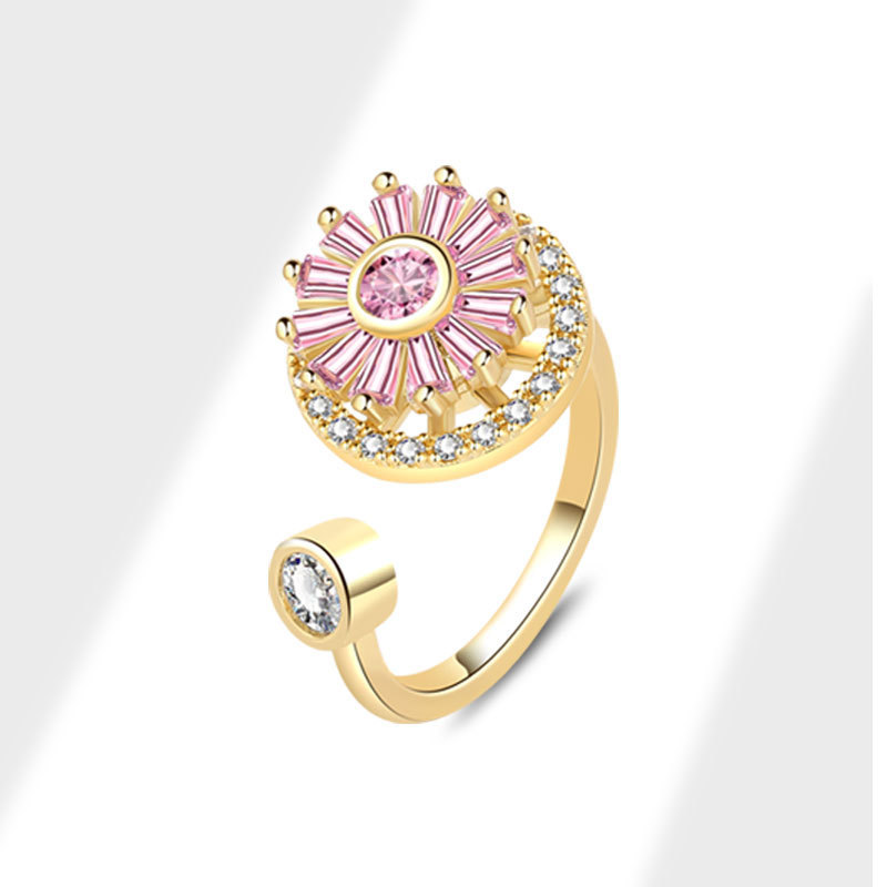 Yellow gold (pink diamond)