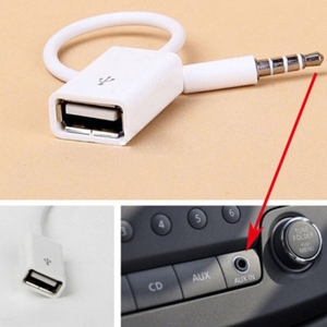 AUX至USB适配器3.5毫米公音频插孔插头至USB 2.0母转换器线电缆3.5毫米公插孔AUX音频OTG插头 - Product Image 4