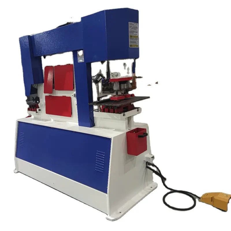 New design Q35Y-12 hydraulic multi-functional ironworkers shearing machine for carbon steel