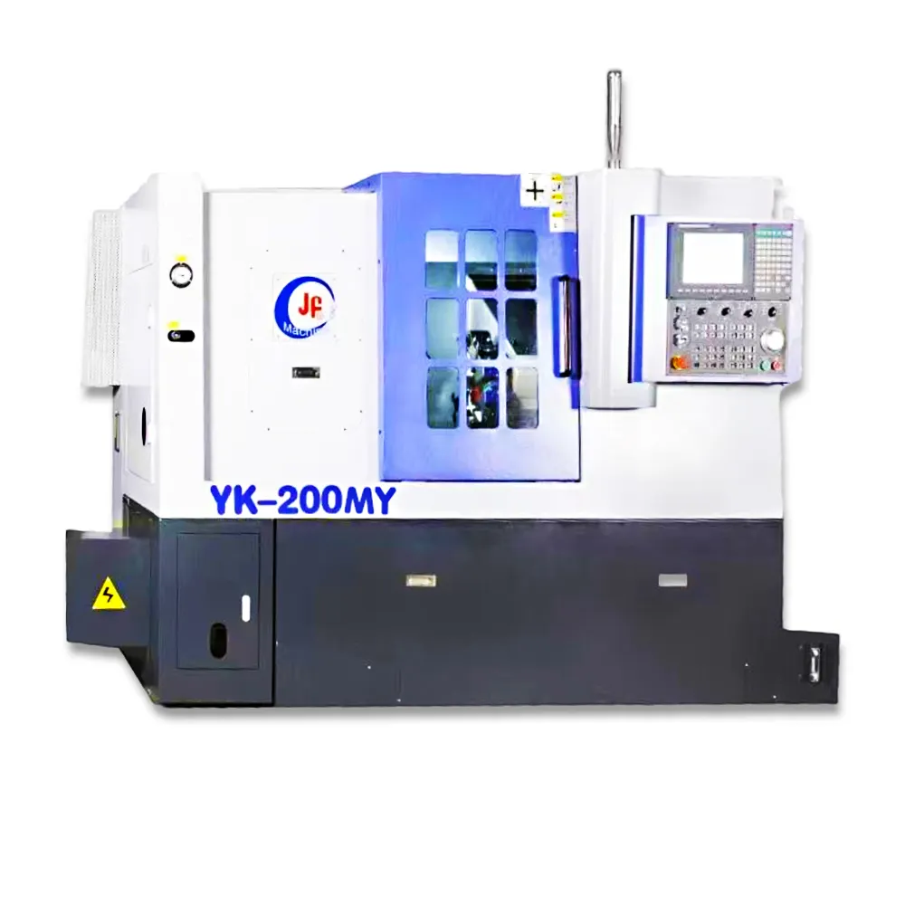 JINN FA YK-200MY 4 assi strumento torretta 240V doppio mandrino Desktop CNC tornio