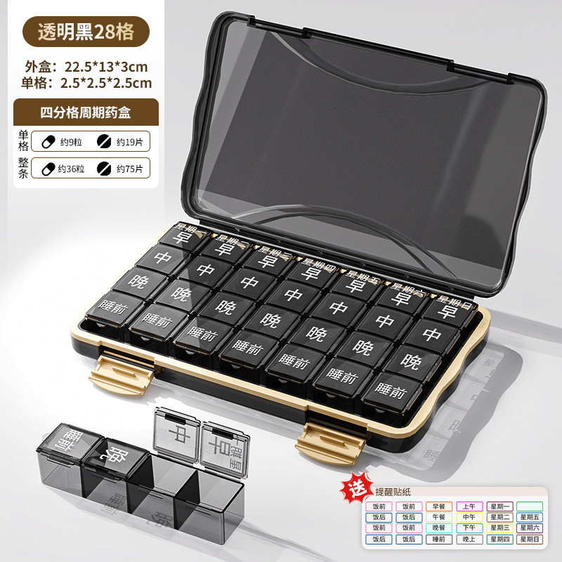 28 grids black large characters (chinese upgraded version)