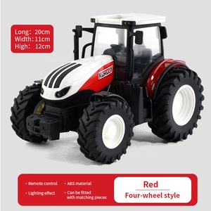 HW yüksek kaliteli 6 kanal 2.4G uzaktan kumanda 1:24 rc iş makinesi model çiftlik kamyonu uzaktan buldozer çocuklar için - Product Image 4