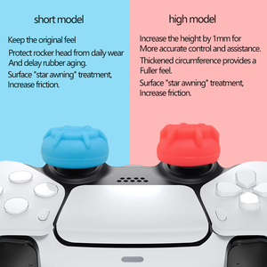 Personalizado para PS4 PS5 Thumb Grips Cap para PS5 Controller 3D Silicone Grip Cap para XBOX Gamepad Analaog Joystick - Product Image 5