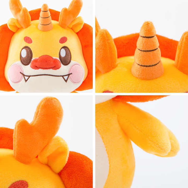Poupée en peluche vent chinois mignon personnalisé dragon souhait jouet en peluche dragon chanceux de bon augure