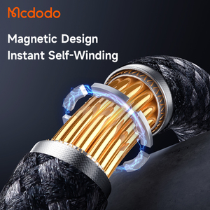 Mcdodo 200เก็บข้อมูลแม่เหล็ก USB C TO C สาย60W PD ชาร์จเร็วสำหรับ iOS คอมพิวเตอร์กล้อง Braid ป้องกัน1.2m สาย USB - Product Image 3