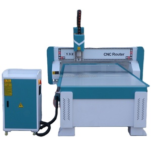 เครื่องตัดเราเตอร์ไม้ CNC 3-4axis 1300*2500มม. เครื่อง1325อัตโนมัติซีเอ็นซีสำหรับอุตสาหกรรมที่มีพื้นผิวโต๊ะสูญญากาศ - Product Image 1