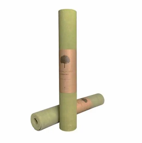 3mm 4mm 5mm 100% Natur kautschuk Anti Slip Green Yoga Mat