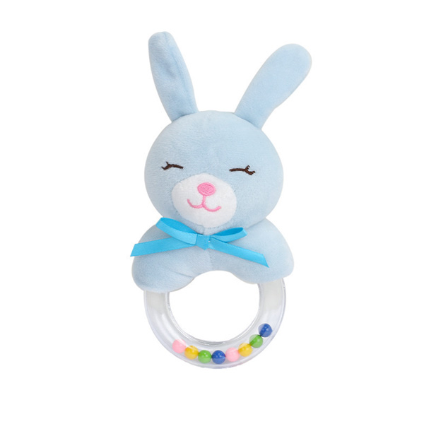 Blue rabbit rattle