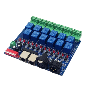 DC12V 10A 12 групповой переключатель сигнала реле 12 каналов dmx 512 контроллер для светодиодной подсветки