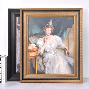Premium Choice 74MM Frame Moulding Gilded Gold Matte Black Finish With Embossed Texture Art Exhibition Framing - Product Image 5