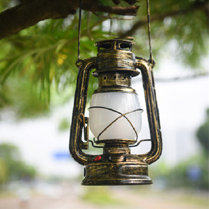 Đèn Lồng Lửa Nhấp Nháy Hoạt Động Treo Với Hai Chế Độ Đèn Trang Trí Đèn Lồng Cổ Điển Đèn Cắm Trại Đèn Lồng Treo Kim Loại - Product Image 2